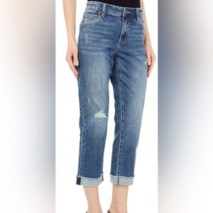 Kut from the Kloth Amy Crop Straight Leg Jeans